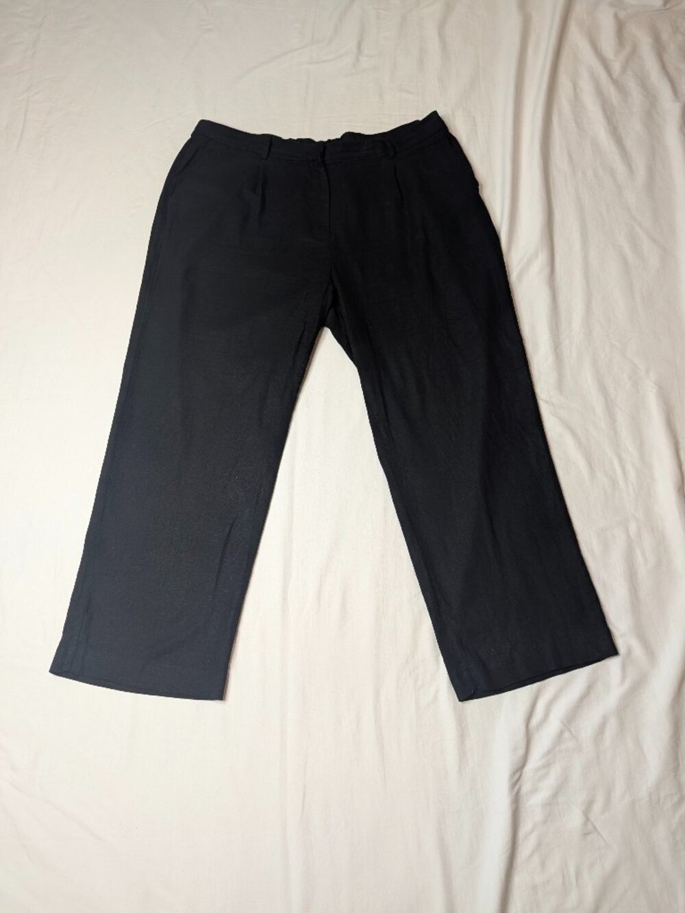 Old Navy Extra High Rise Taylor Wide Leg Trouser Black, Size XL